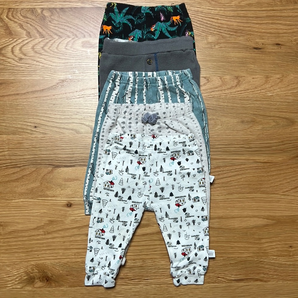 Bundle of 5 3-6 Month Comfy Pants Rosie Pope & René Rofé